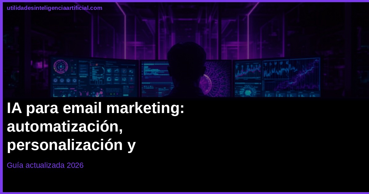 IA para Email Marketing 2026: Herramientas y Prompts