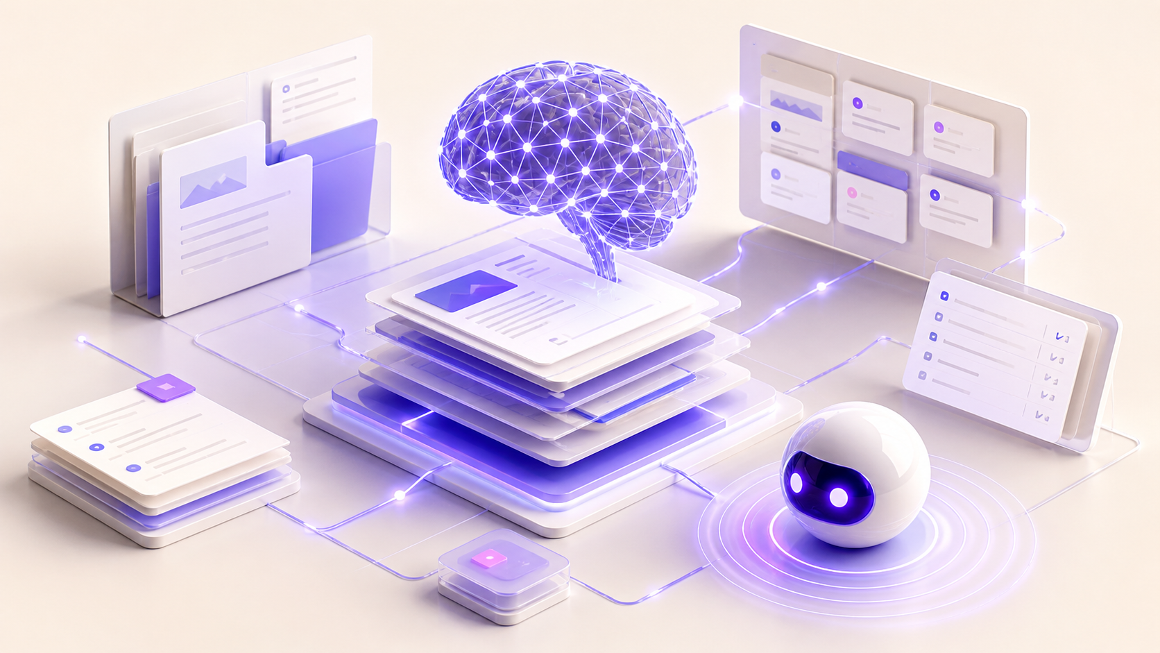 Notion IA como segundo cerebro digital con documentos, bases de datos y asistente inteligente