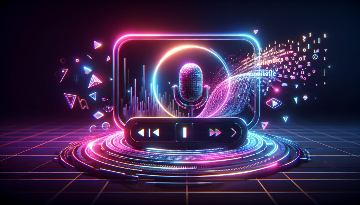 Reproductor de vídeo con subtítulos animados generados por IA